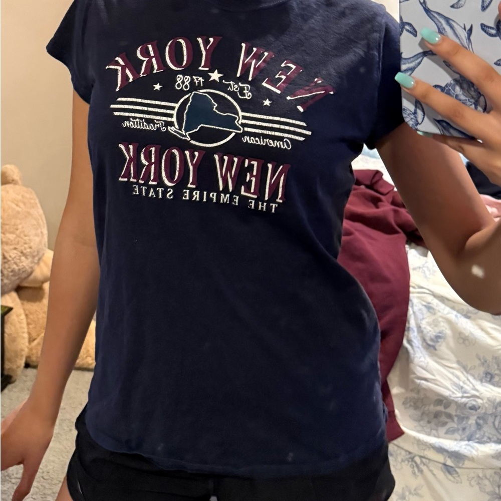 Navy New York Graphic T-Shirt